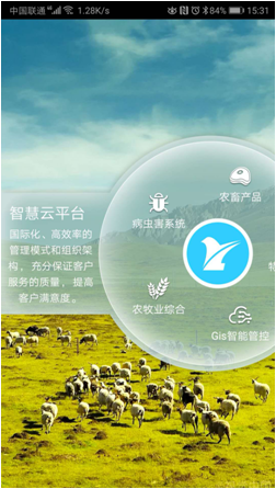 手机客户端界面示意